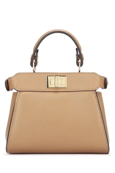 Fendi Peekaboo Iseeu Petite Tote Bag In Cappuccino
