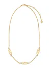 Fendi O'lock Necklace In Gold