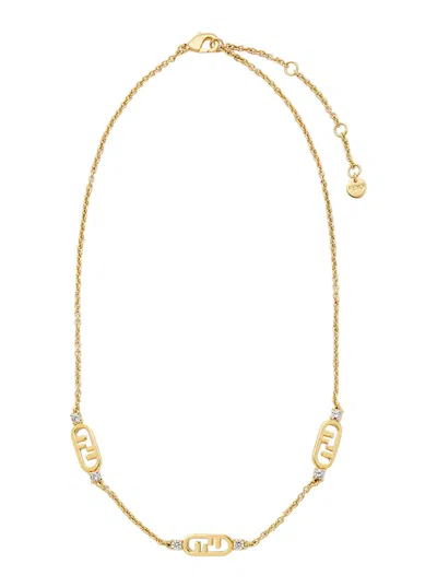 FENDI FENDI WOMEN OLOCK CRYSTAL S METALLO/CRISTA