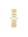 Fendi Women's O'lock Ip Goldtone Stainless Steel & 0.03 Tcw Diamond Bracelet Watch/28.3mm X 14.8mm In Gold