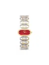 Fendi Women's O'lock Two-tone Stainless Steel Bracelet Watch/28.3mm In Two Tone