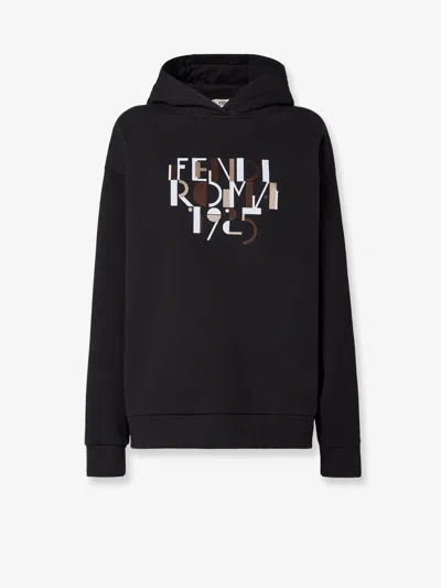 FENDI FENDI WOMEN OVERSIZE COTTON SWEATSHIRT