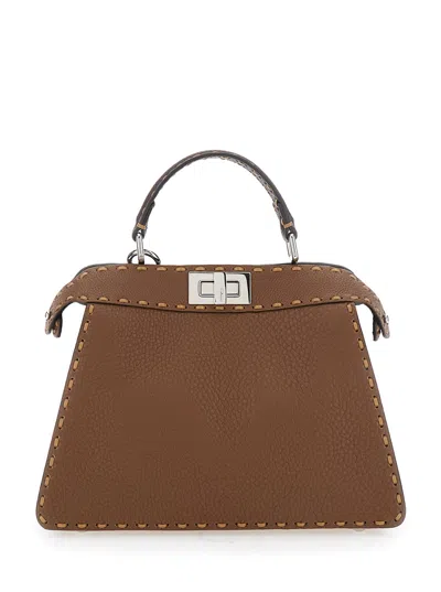 Fendi Women Peekaboo In Brown