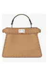 Fendi Peekaboo Iseeu Petite Tote Bag In Cappuccino