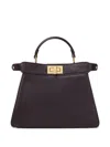 Fendi Small Peekaboo Iseeu Leather With Cavallino Lining Bags In Multi