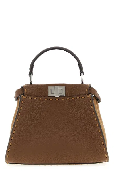 FENDI FENDI WOMEN 'PEEKABOO SELLERIA' MINI HANDBAG