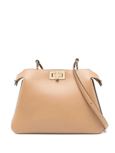 Fendi Women Peekaboo Soft Small Bag In Multicolor