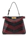 Fendi Two Tone Peekaboo Soft Medium Bag Women In Multi