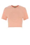 Fendi Women Pink Cotton T-shirt In Pink