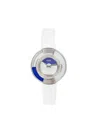 Fendi Women's Policromia 33mm Stainless Steel & Alligator Leather Strap Watch In Silver