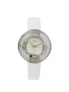 FENDI WOMEN'S POLICROMIA 38MM STAINLESS STEEL CASE, LEATHER STRAP & 0.10 TCW DIAMOND WATCH