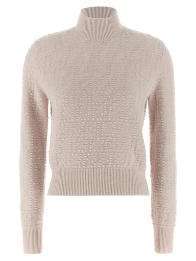Fendi Women's Pon Pon Sweater In Pink