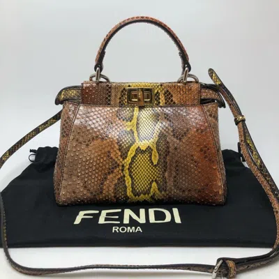 Fendi Women Pre-loved Bag Very Good Condition In Brown