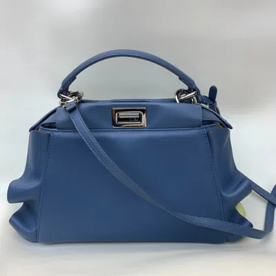 Fendi Women Pre-loved Bag Very Good Condition In Blue