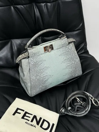 Fendi Women Pre-loved Bag Very Good Condition In Animal Print