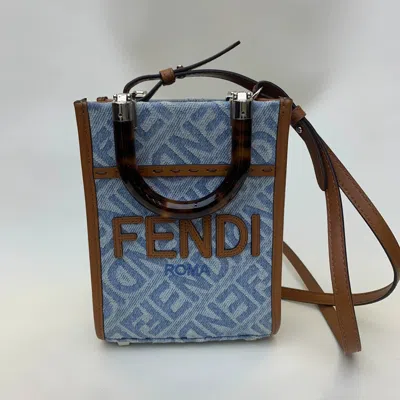 Fendi Women Pre-loved Bag Very Good Condition In Blue