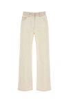 Fendi Women Denim Pant In Multicolor