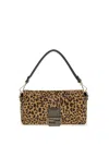 Fendi Women Printed Pony Effect Shoulder Bag In Animal Print