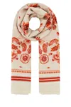 Fendi Women Printed Silk Ff Foulard In Multi