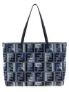 Fendi Blue Roll Large Tote