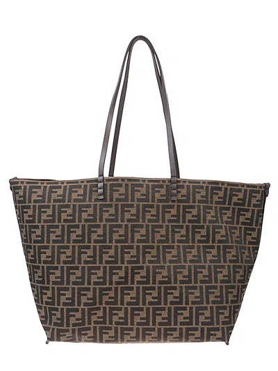 Fendi Women Roll Large Shopping Bag In Multicolor