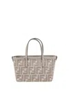 Fendi Women Roll Mini Handbag In Cream