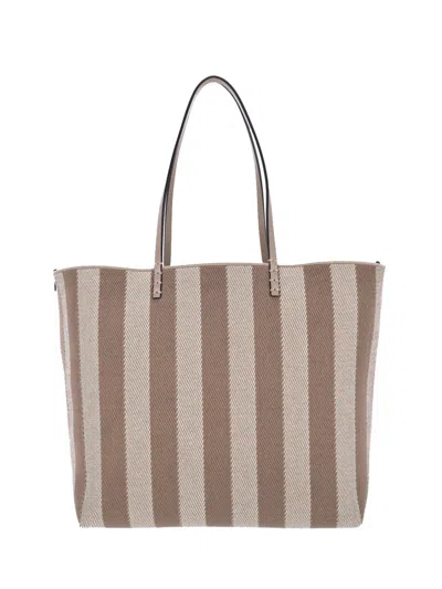 FENDI FENDI WOMEN ROLL' REVERSIBLE LARGE TOTE BAG