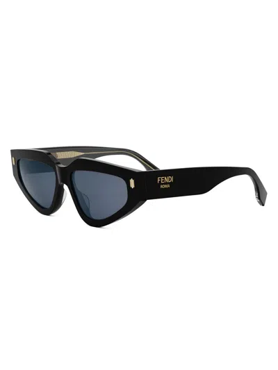 Fendi Women's Roma 54mm Geometric Sunglasses In Neutral