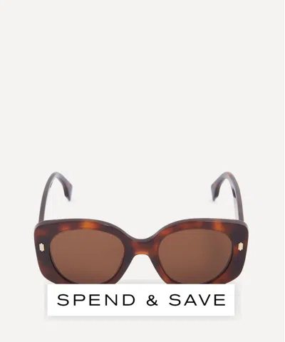 Fendi Women's Roma Oversized Round Sunglasses