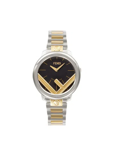 Fendi Women's Run Away Two-tone Stainelss Steel Bracelet Watch/36mm In Multi