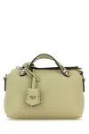 Fendi Women Sage Green Leather Mini By The Way Handbag