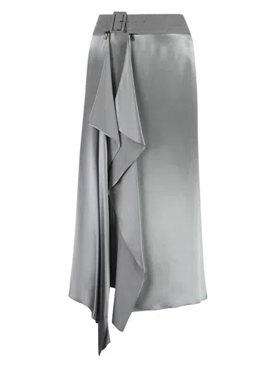 FENDI WOMEN'S SATIN SKIRT