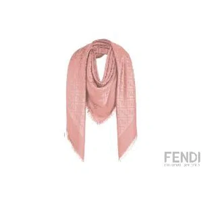 Fendi Monogram Scarf In Pink