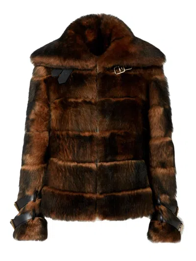 FENDI FENDI WOMEN SHEARLING JACKET