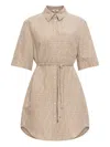 Fendi Dresses Beige In Neutral