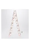 Fendi Double-face Silk Wrappy In Beige