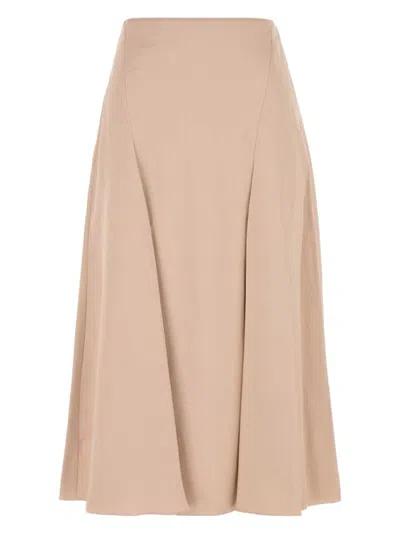 FENDI WOMEN'S SILK LONG SKIRT