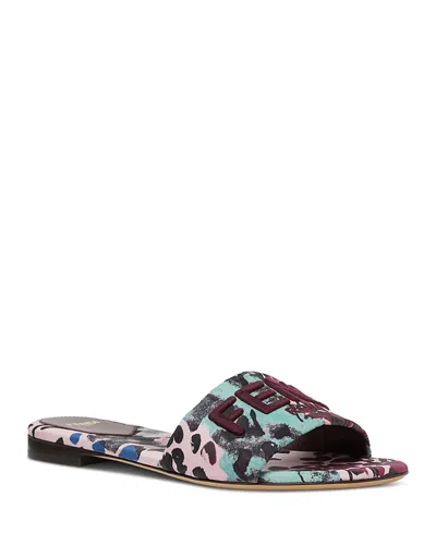 Fendi Women's Silk Slides In Multi