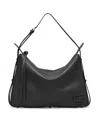Fendi Medium Simply Leather Handbag In Black