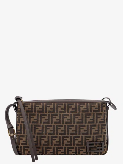 Fendi Women Simply Medium Ff Jacquard Fabric Crossbody Bag In Multi