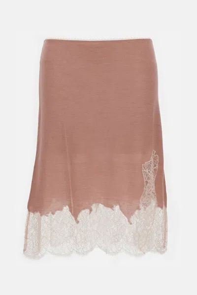 Fendi Women Skirt In Brown