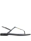 Fendi Sandali Infradito Fold In Pelle Avio  Donna In Gray