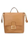 Fendi Women Small Leather Backpack In Multi