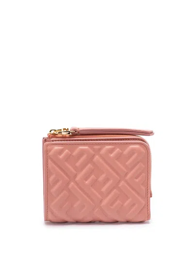 Fendi Women Small Wallet In Pink
