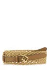 Fendi Women Straw Belt In Brown