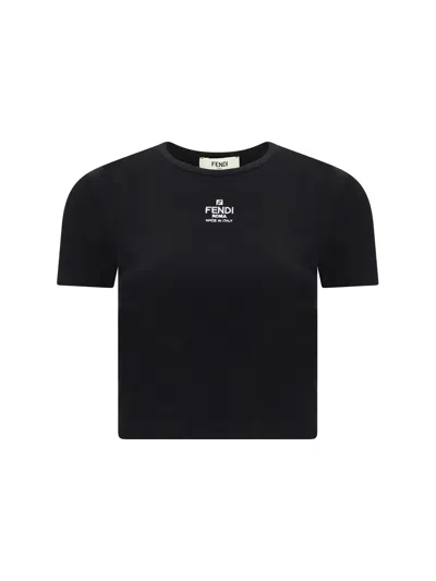 Fendi Women T-shirt In Black