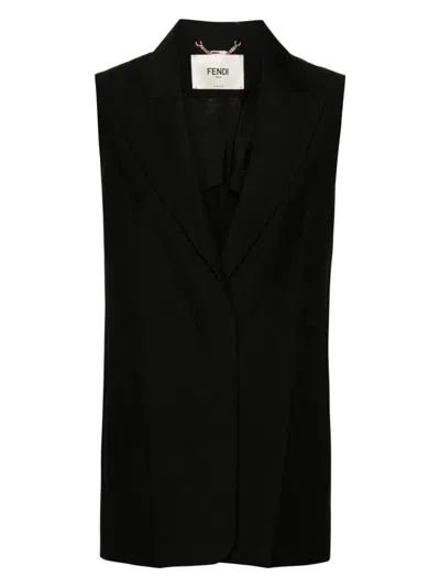 FENDI WOMEN'S TAILORED VEST