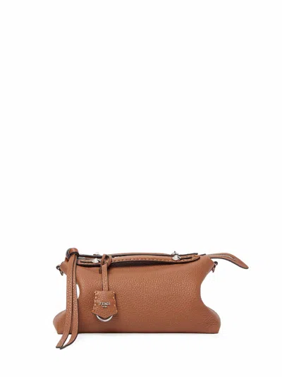Fendi Women Tan By The Way Selleria Medium Reversible Handbag In Multi