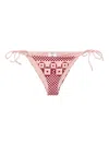 Fendi Geometric Pattern Low-rise Tie-side Swimsuit In Pattern