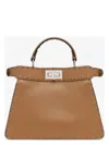 Fendi Peekaboo Iseeu Petite Tote Bag In Cappuccino
